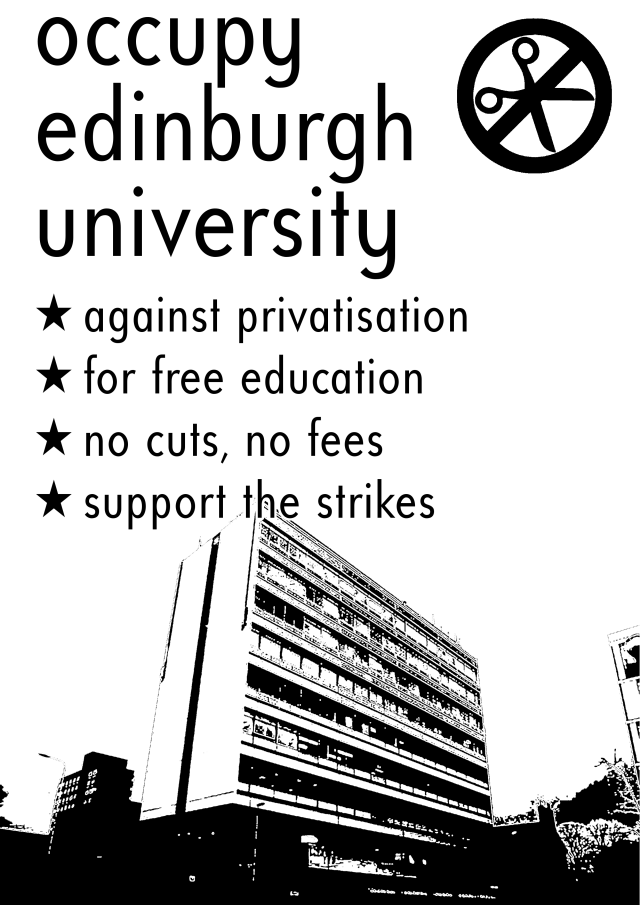 Occupy Edinburgh University